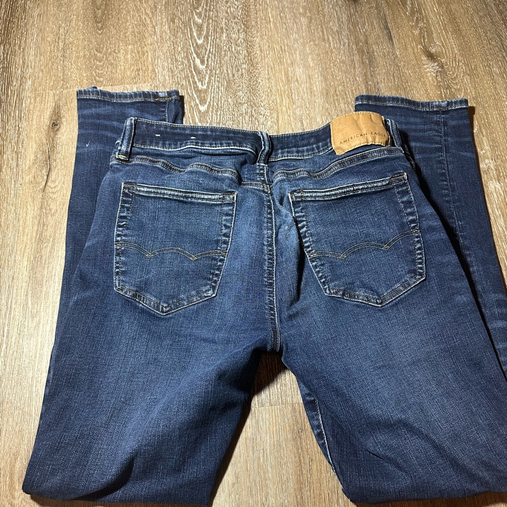 American Eagle Next Level Men’s Blue Denim Jeans - Picture 2 of 4